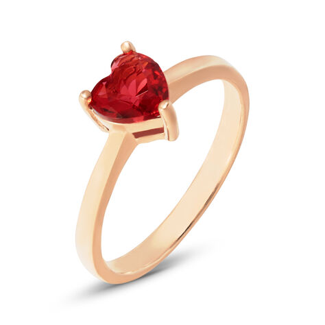 Anello Solitario Silver Rainbow Argento Rosa Cubic Zirconia - Anelli con Pietre Donna | Stroili