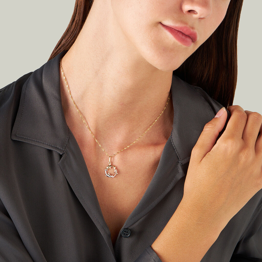 Pendente Poème Oro Tricolore - Ciondoli Donna | Stroili