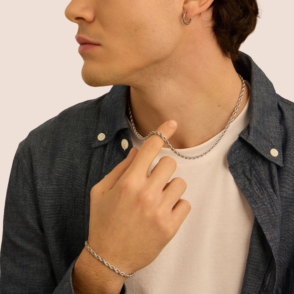 Bracciale Catena Man Code Acciaio