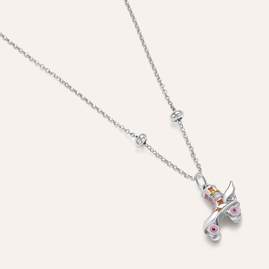 Pendente Love Beats Argento Rodiato