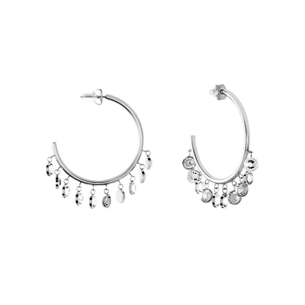Orecchini a cerchio Lady Chic Wow Acciaio - Orecchini a Cerchio Donna | Stroili