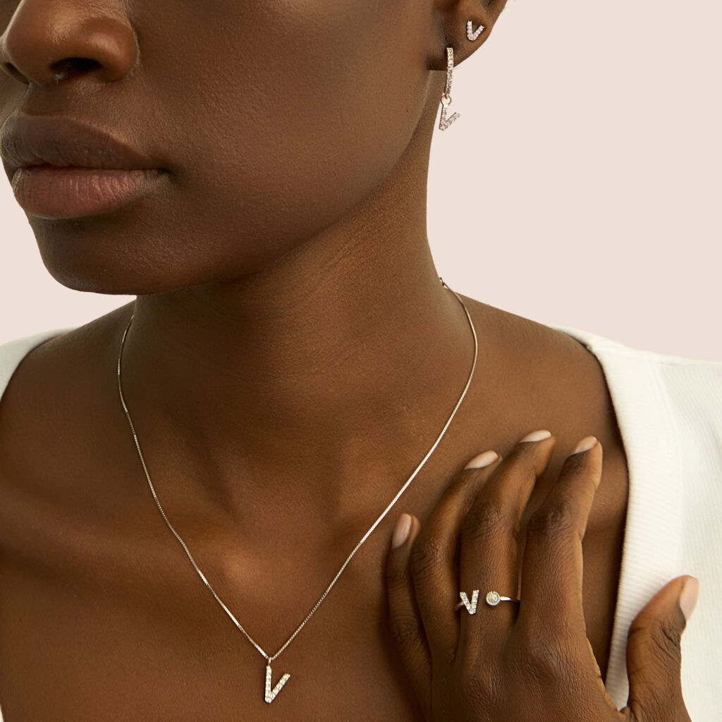 Mono Orecchino Lobo Silver Moments Argento Rodiato Cubic Zirconia