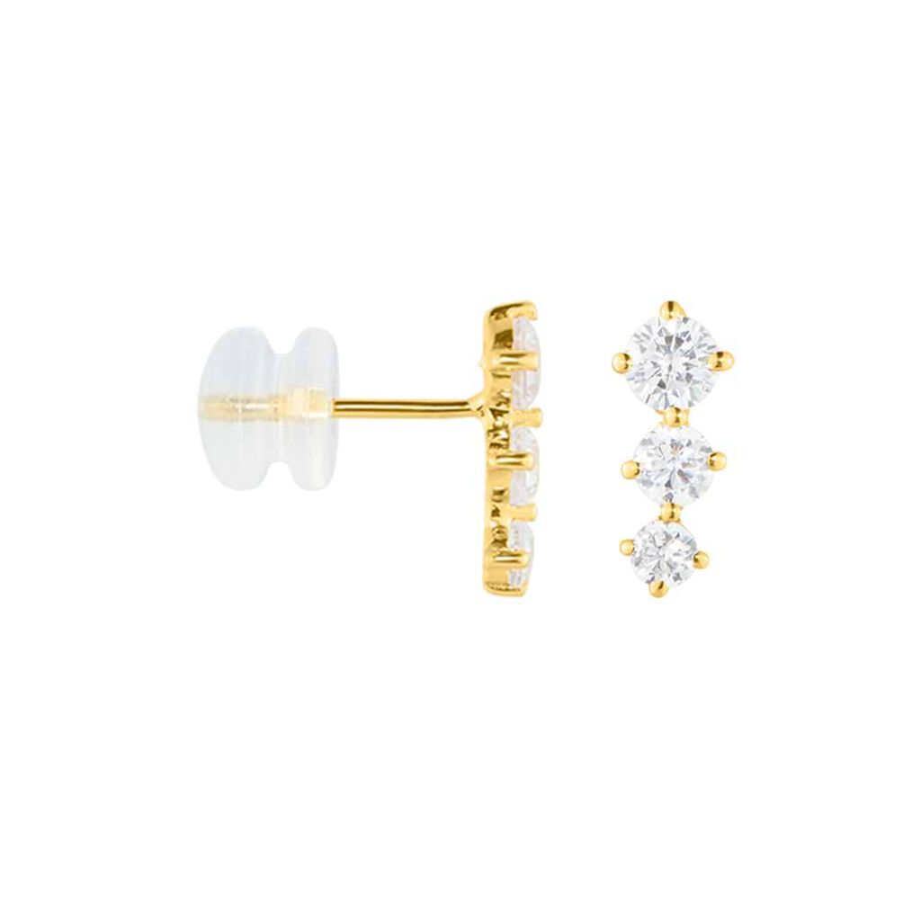 Orecchini Pendenti Trilogy Claire Oro Giallo Cubic Zirconia - Orecchini Pendenti Donna | Stroili