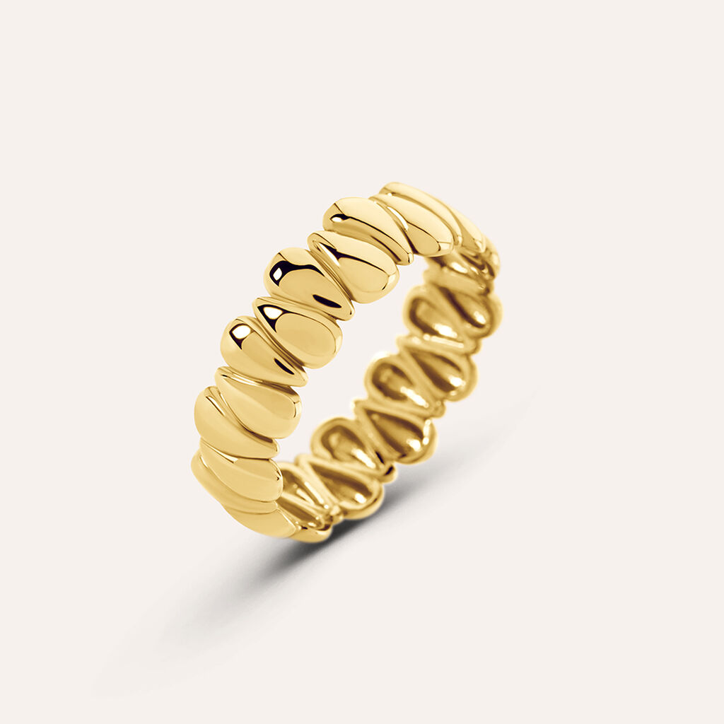 Anello Fantasia Desideria Argento Nobile Dorato