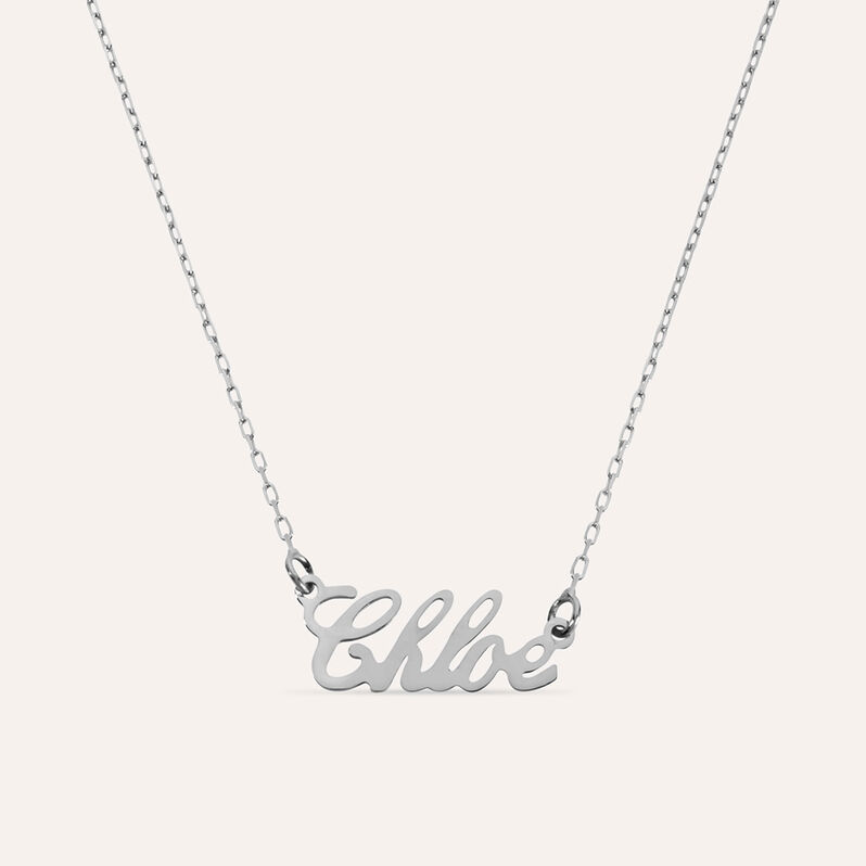 Collana Chloe Gold Names Oro Bianco - Collane Unisex | Stroili