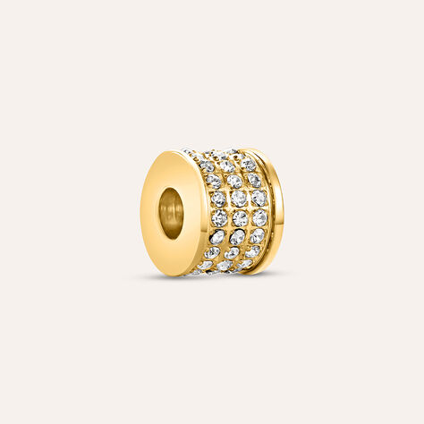 Bead Essential Code Acciaio Dorato Cristallo - Beads Unisex | Stroili