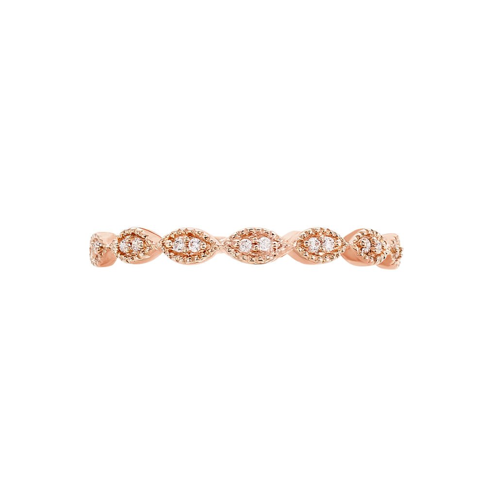 Anello Fantasia Claire Oro Rosa Cubic Zirconia - Anelli con Pietre Donna | Stroili