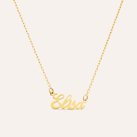 Collana Elisa Gold Names Oro Giallo - Collane Unisex | Stroili