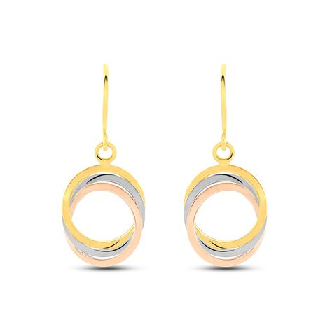 Orecchini Pendenti Beverly Oro Tricolore - Orecchini Pendenti Donna | Stroili