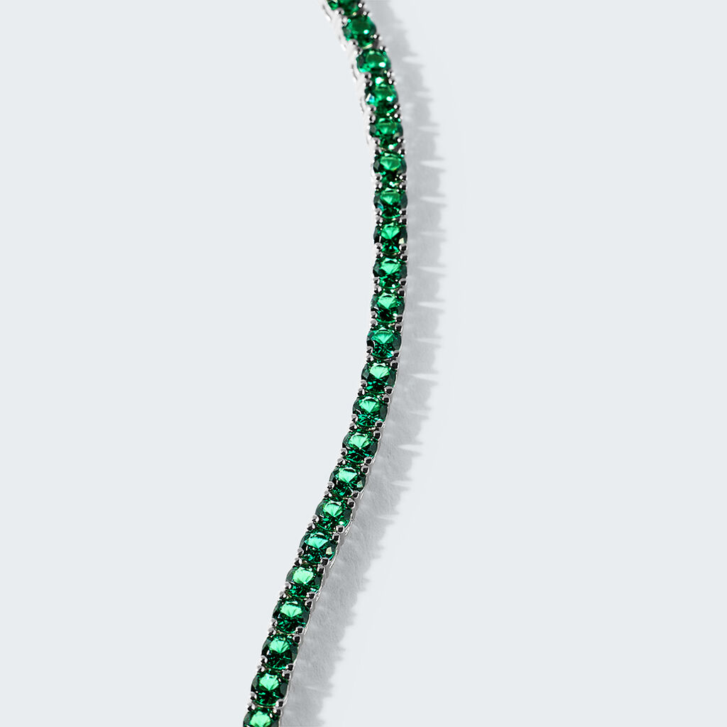 Bracciale Tennis Silver Rainbow Argento Rodiato Cubic Zirconia - Bracciali Tennis Donna | Stroili