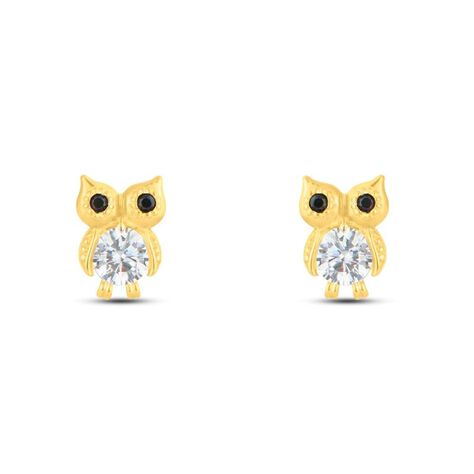 Orecchini Lobo Bon Ton Oro Giallo Cubic Zirconia - Orecchini a Lobo Donna | Stroili