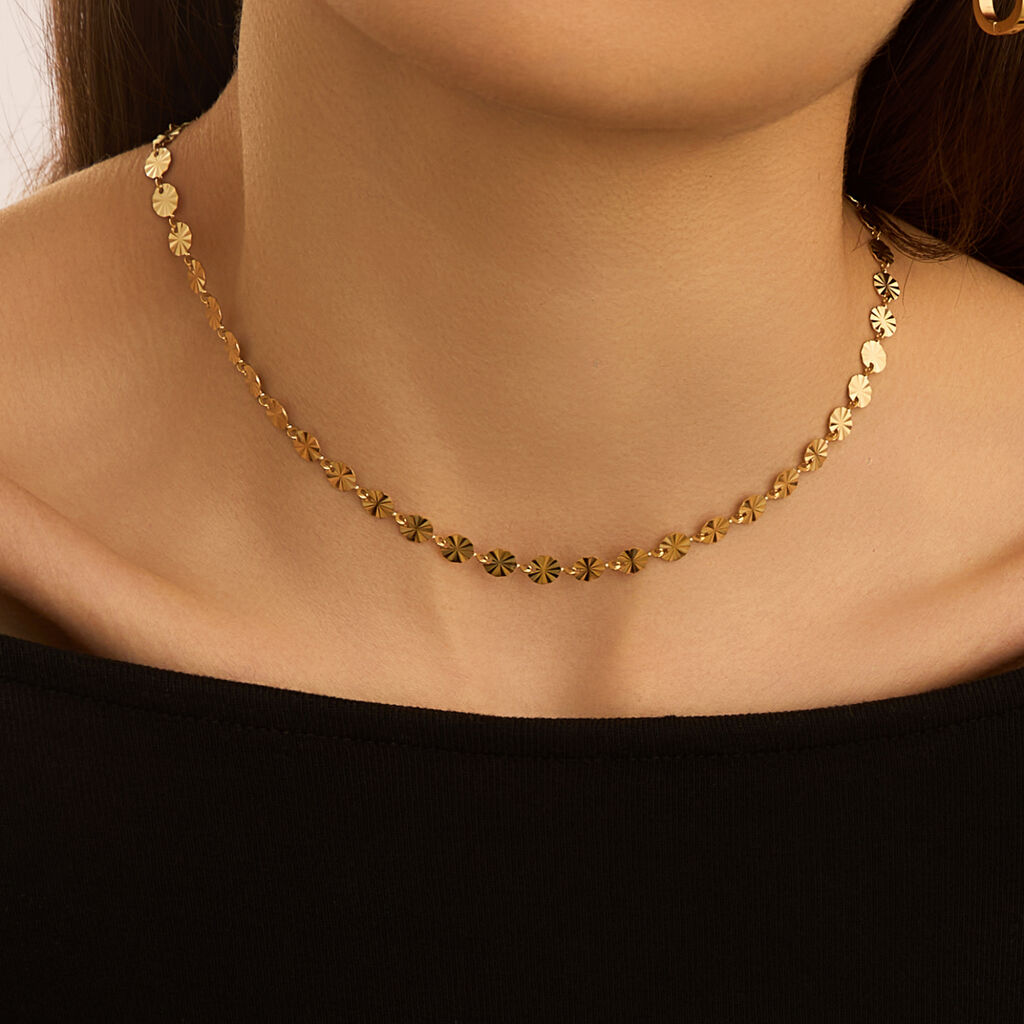Collana Lady Code Acciaio Dorato - Collane Donna | Stroili