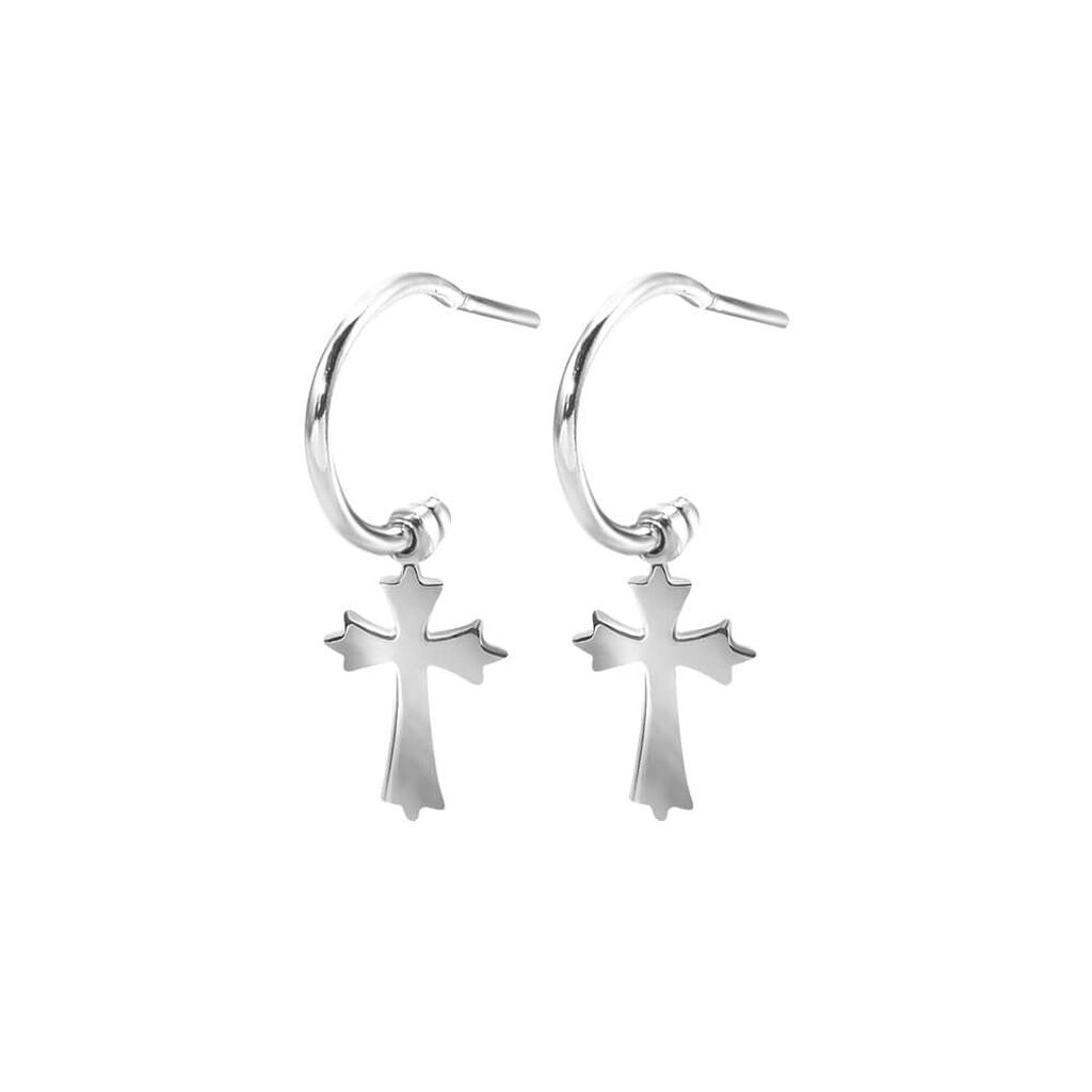 Orecchini A Cerchio Silver Soul Argento Rodiato - Orecchini a Cerchio Donna | Stroili