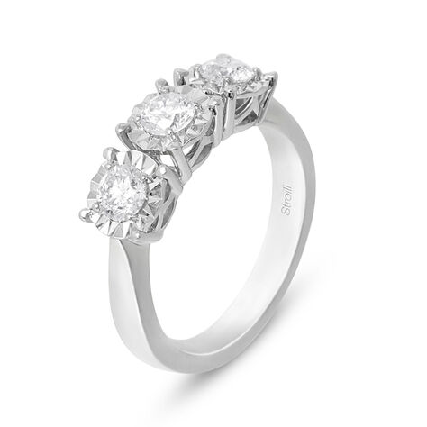 Anello Trilogy Diamotion Oro Bianco Diamante - Anelli con Pietre Donna | Stroili