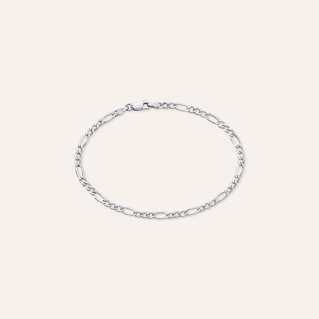 Bracciale Catena Oro Uomo Oro Bianco