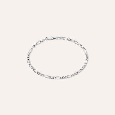 Bracciale Catena Oro Uomo Oro Bianco