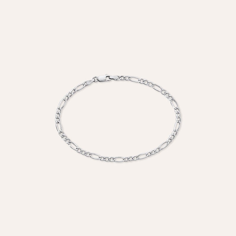 Bracciale Catena Oro Uomo Oro Bianco - Bracciali Uomo | Stroili