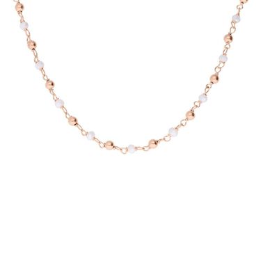 Collana Silver Soul Argento Rosa Cristallo