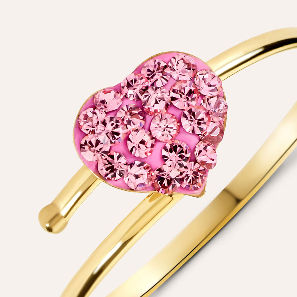 Anello Fantasia Mon Petit Oro Giallo Cristallo