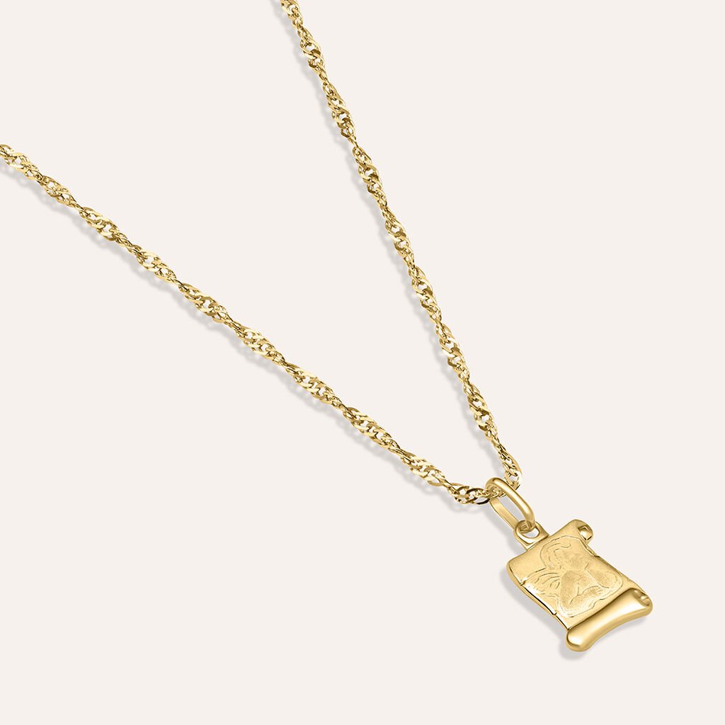 Pendente Holy Oro Giallo - Ciondoli con Incisione Unisex | Stroili