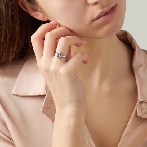 Anello Solitario Kate Lady Chic Acciaio Cristallo - Anelli con Pietre Donna | Stroili