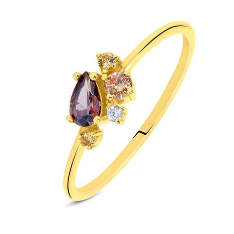 Anello Fantasia Claire Oro Giallo Cubic Zirconia - Anelli con Pietre Donna | Stroili