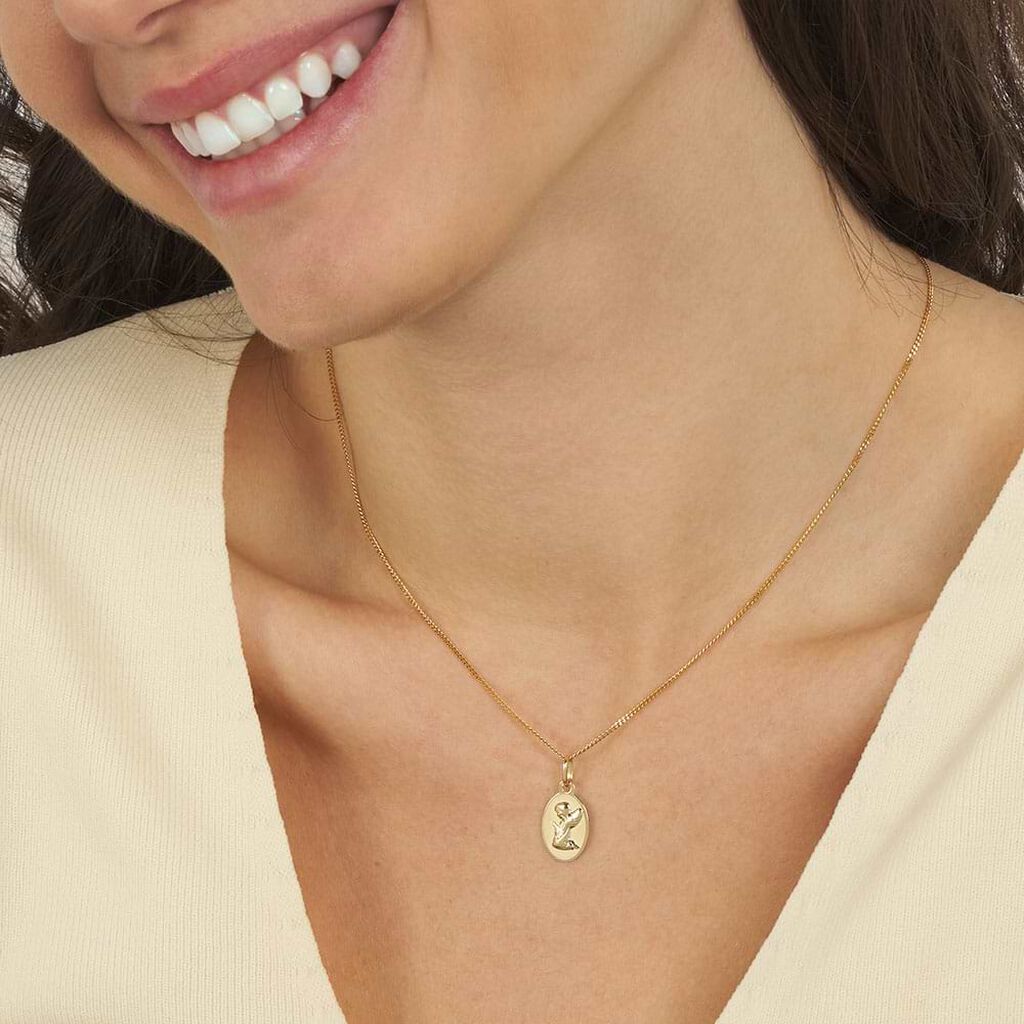 Pendente Holy Oro Giallo - Ciondoli con Incisione Unisex | Stroili