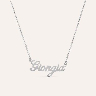 Collana Giorgia Gold Names Oro Bianco