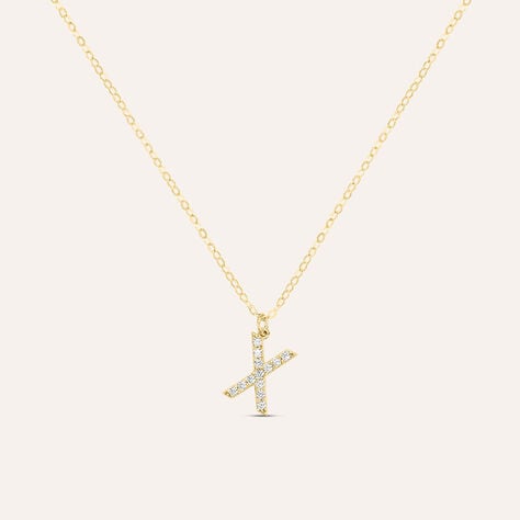 Collana Claire Oro Giallo Cubic Zirconia - Collane Donna | Stroili