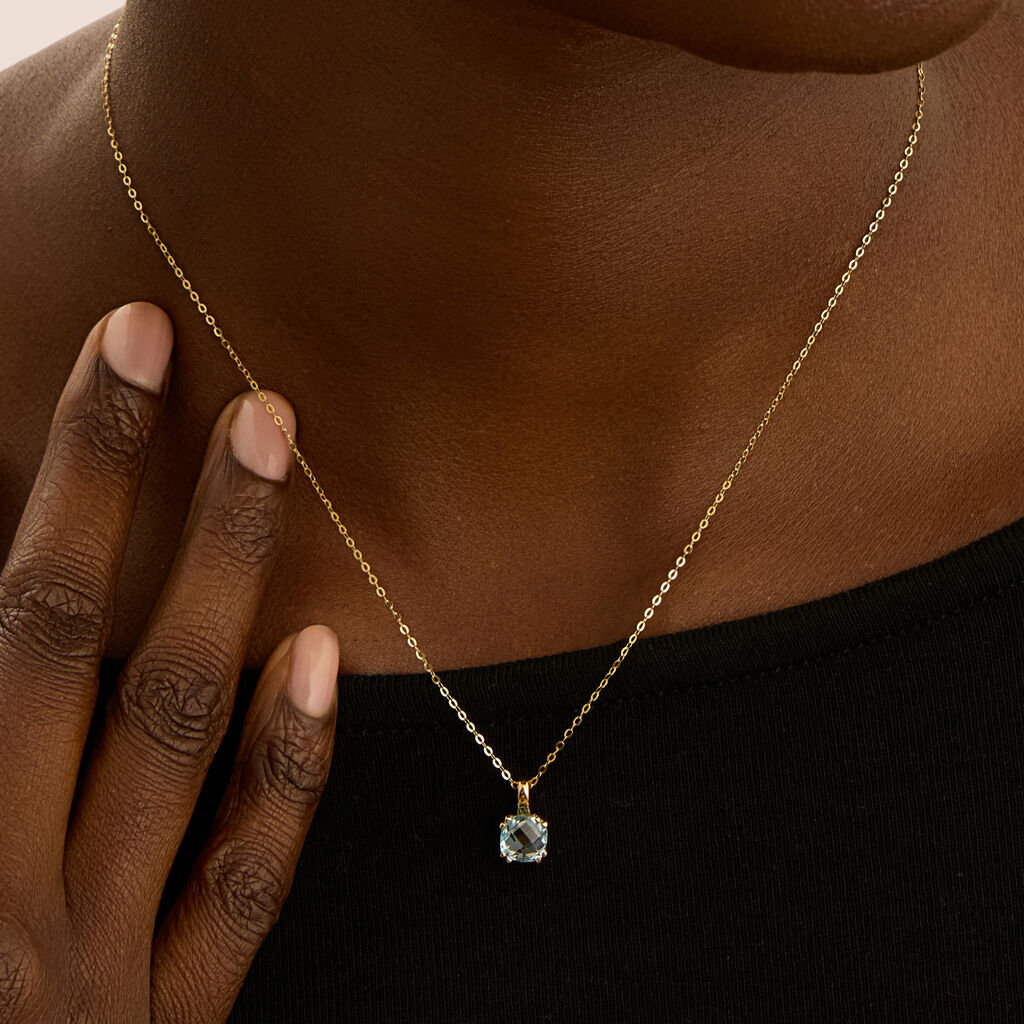 Collana Punto Luce Amélie Oro Giallo Topazio