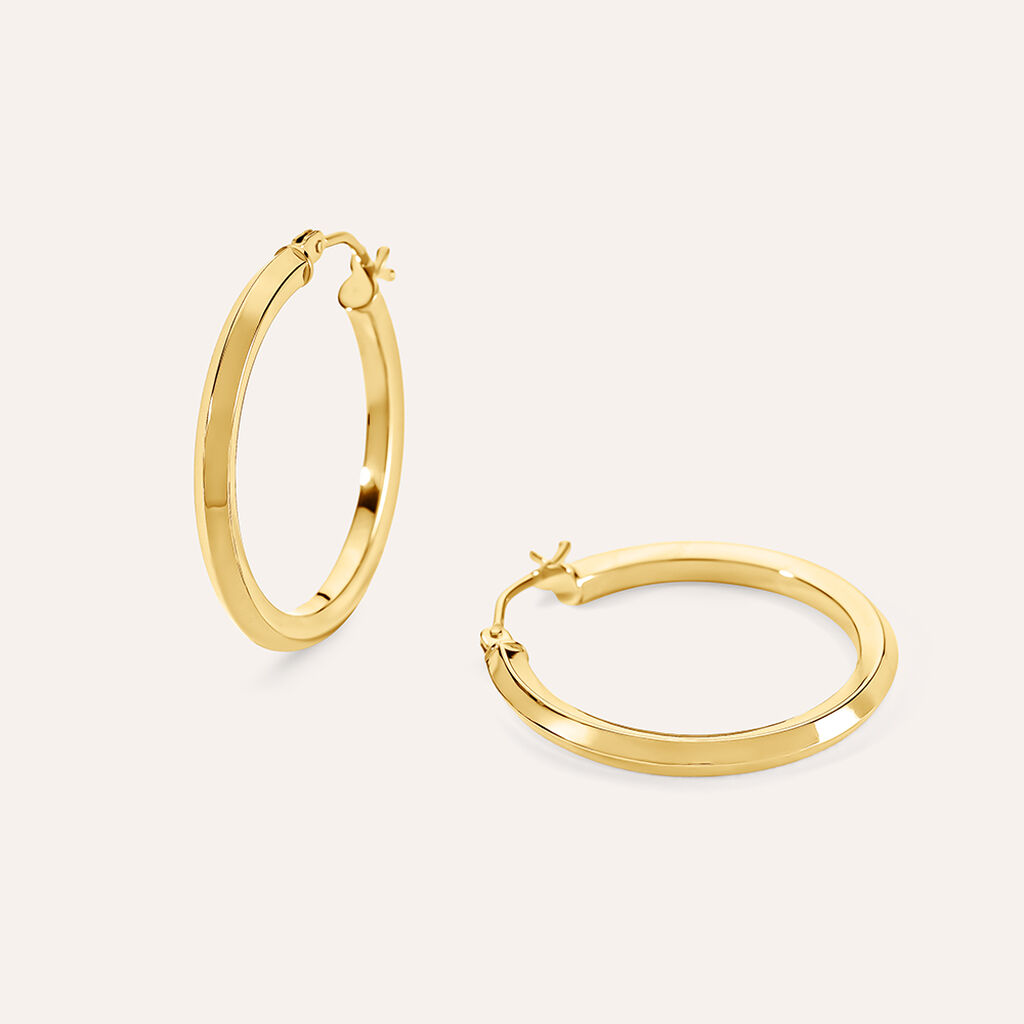 Orecchini A Cerchio Toujours Oro Giallo