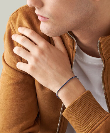Bracciale Tennis Man Code Acciaio Cristallo