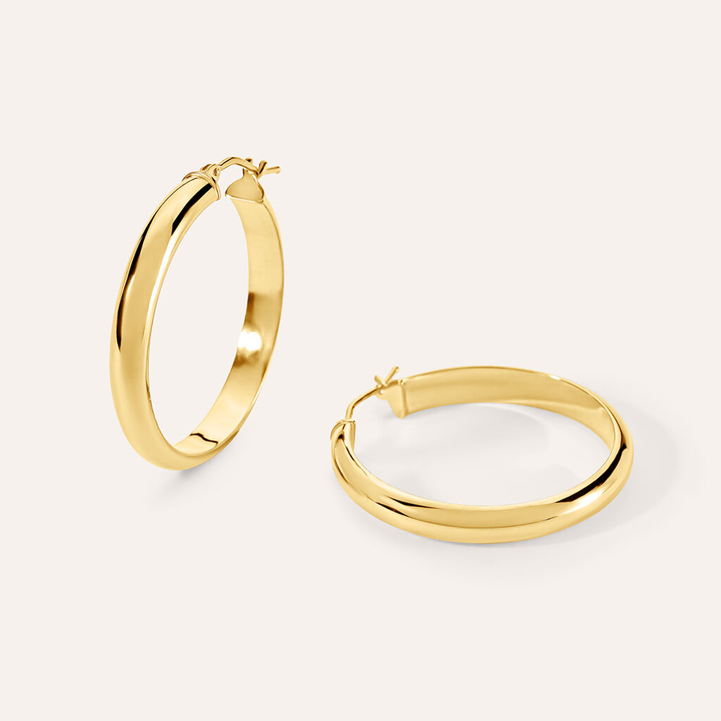 Orecchini A Cerchio Toujours Oro Giallo