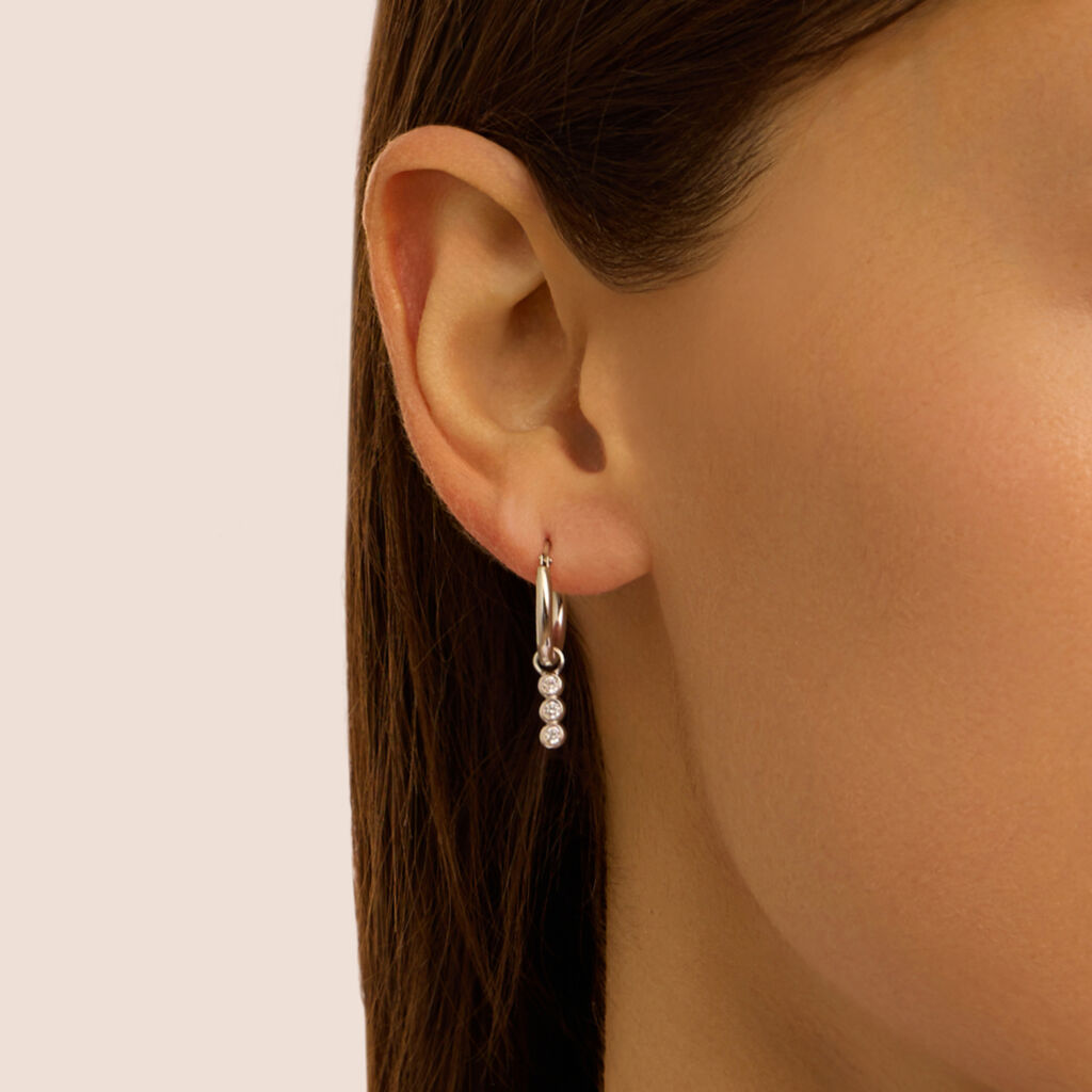 Charm Trilogy Silver Moments Argento Rodiato Cubic Zirconia