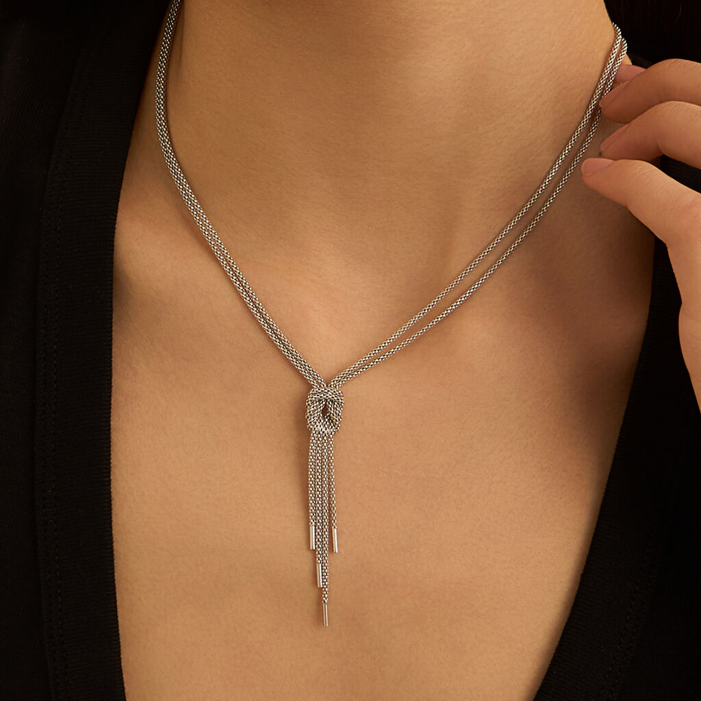 Collana Silver Collection Argento Rodiato