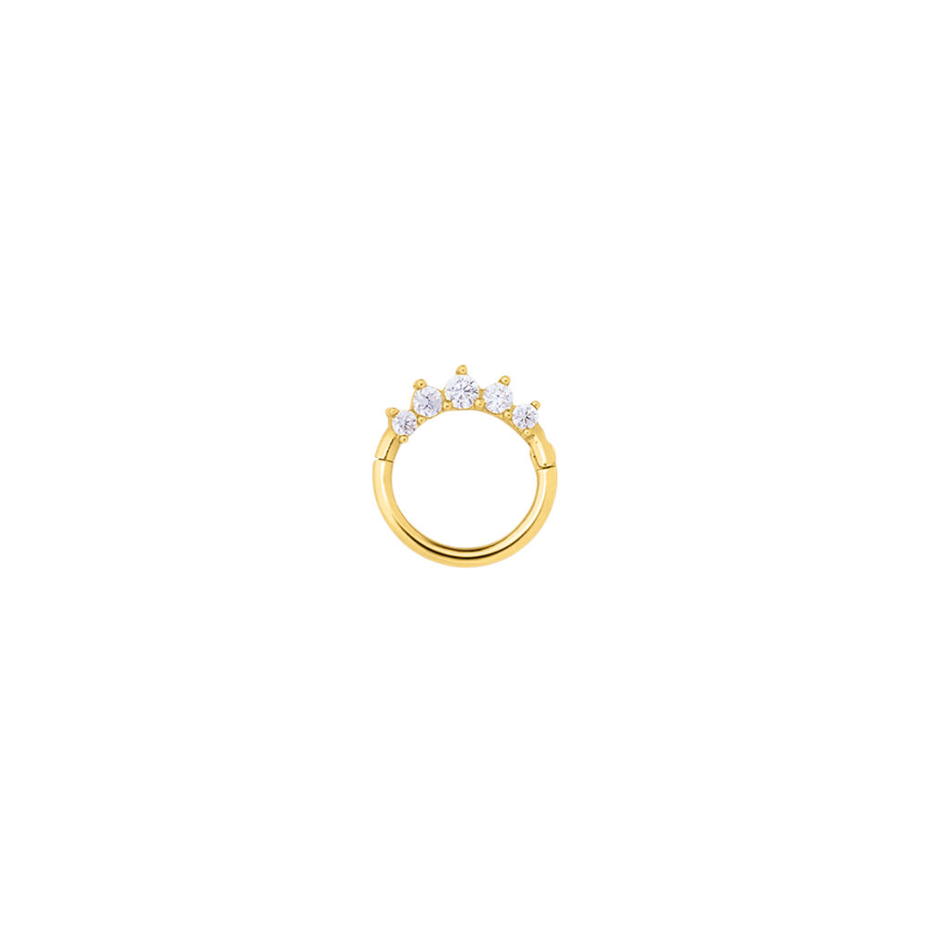 Piercing Orecchio Daith Bon Ton Oro Giallo Cubic Zirconia - Piercing Orecchio Donna | Stroili