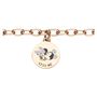 Bracciale Lady Message Acciaio Rosato Disney e Cristalli