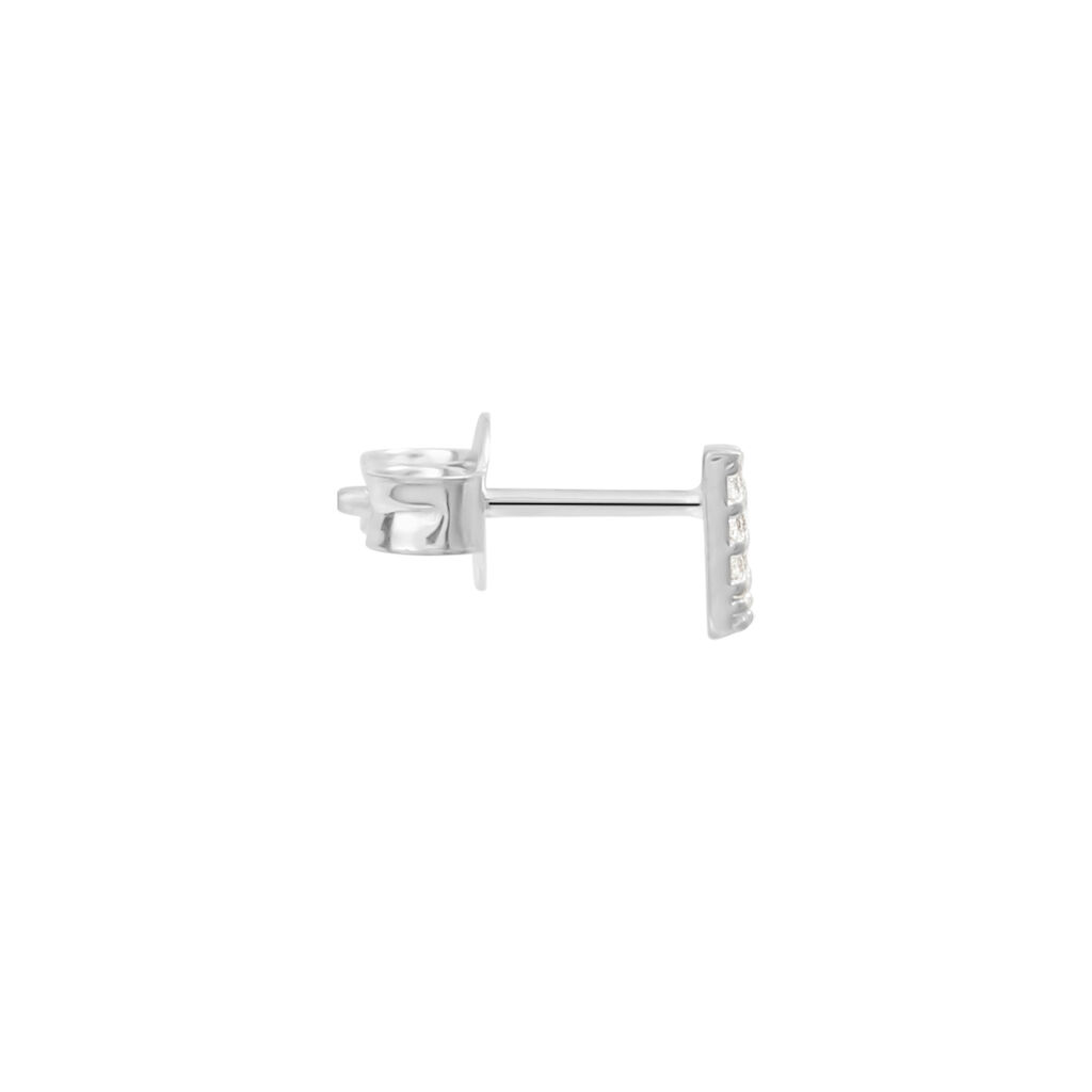 Mono Orecchino Lobo Silver Moments Argento Rodiato Cubic Zirconia - Mono Orecchino Donna | Stroili