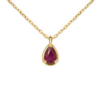 Collana Punto Luce Charlotte Oro Giallo Rubino
