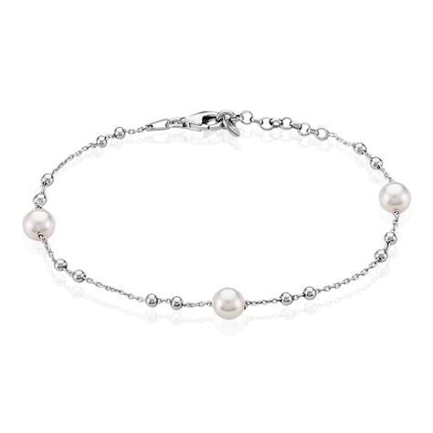 Bracciale Silver Pearls Argento Rodiato Perla sintentica - Bracciali Donna | Stroili