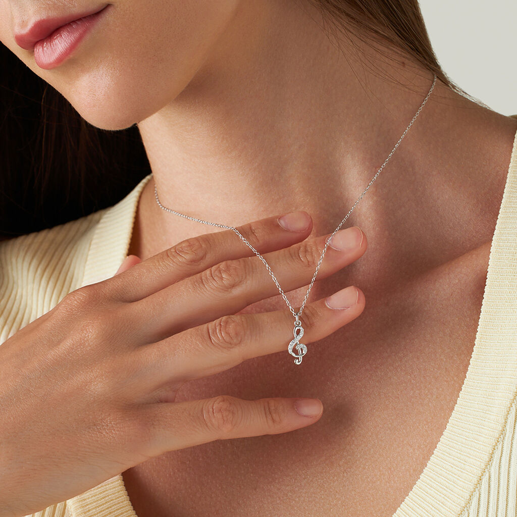 Collana Silver Moments Argento Rodiato Cubic Zirconia - Collane Donna | Stroili