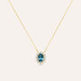 Collana Am&eacute;lie Oro Giallo Topazio Cubic Zirconia