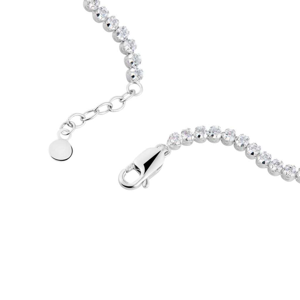 Bracciale Tennis Claire Oro Bianco Cubic Zirconia