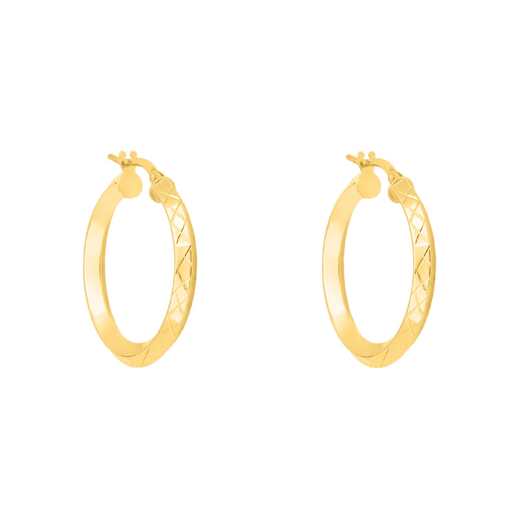 Orecchini A Cerchio Toujours Oro Giallo - Orecchini a Cerchio Donna | Stroili