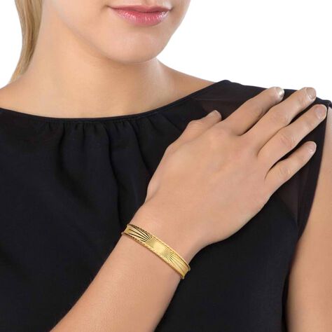 Bracciale bangle raggi in bronzo dorato - Bracciali Donna | Stroili