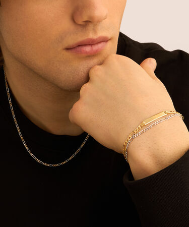 Bracciale Catena L'homme Or Oro Bianco
