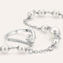 Bracciale Silver Pearls Argento Rodiato Perla sintentica