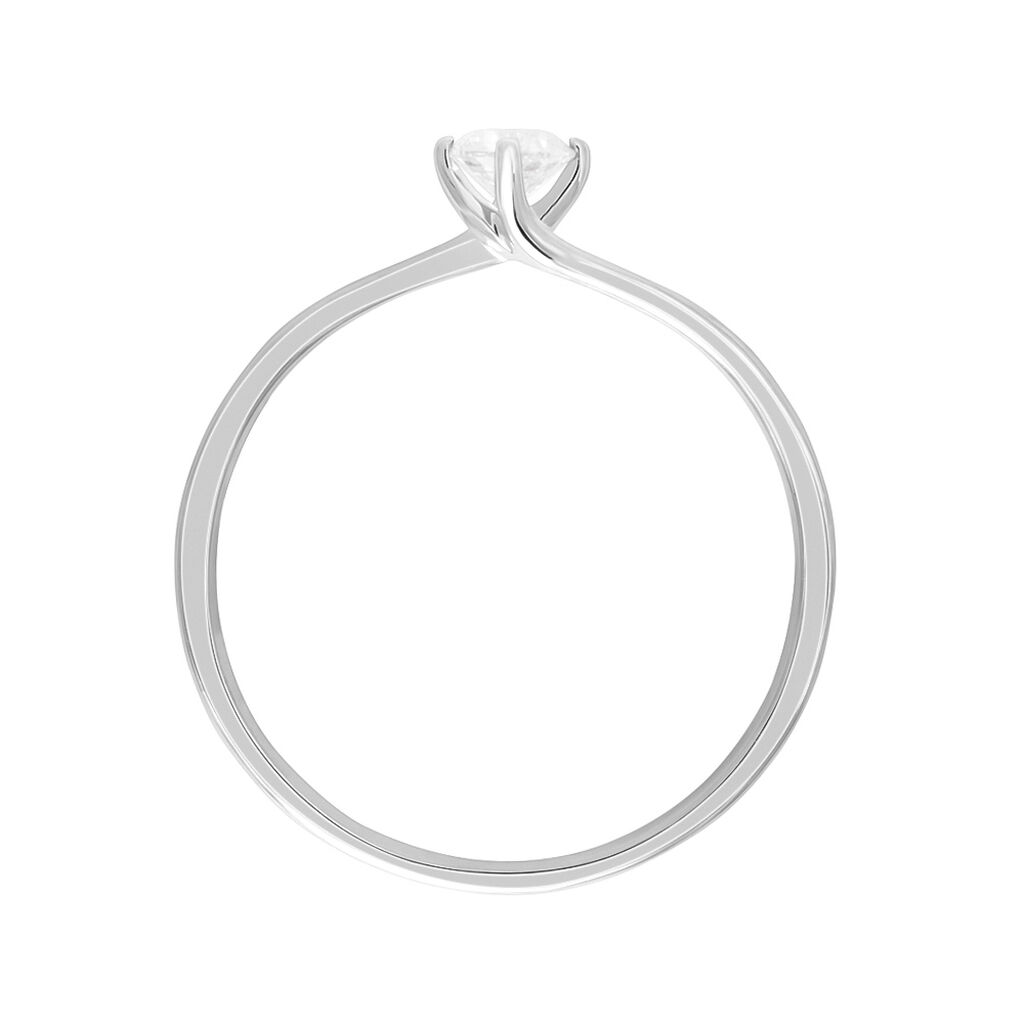 Anello Solitario Valentino Diamade Oro Bianco Diamante Lab-Grown - Anelli con Pietre Donna | Stroili