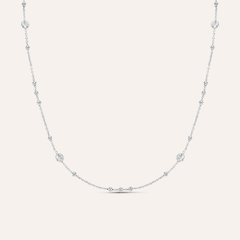Collana Silver Elegance Argento Rodiato Cubic Zirconia - Collane Donna | Stroili