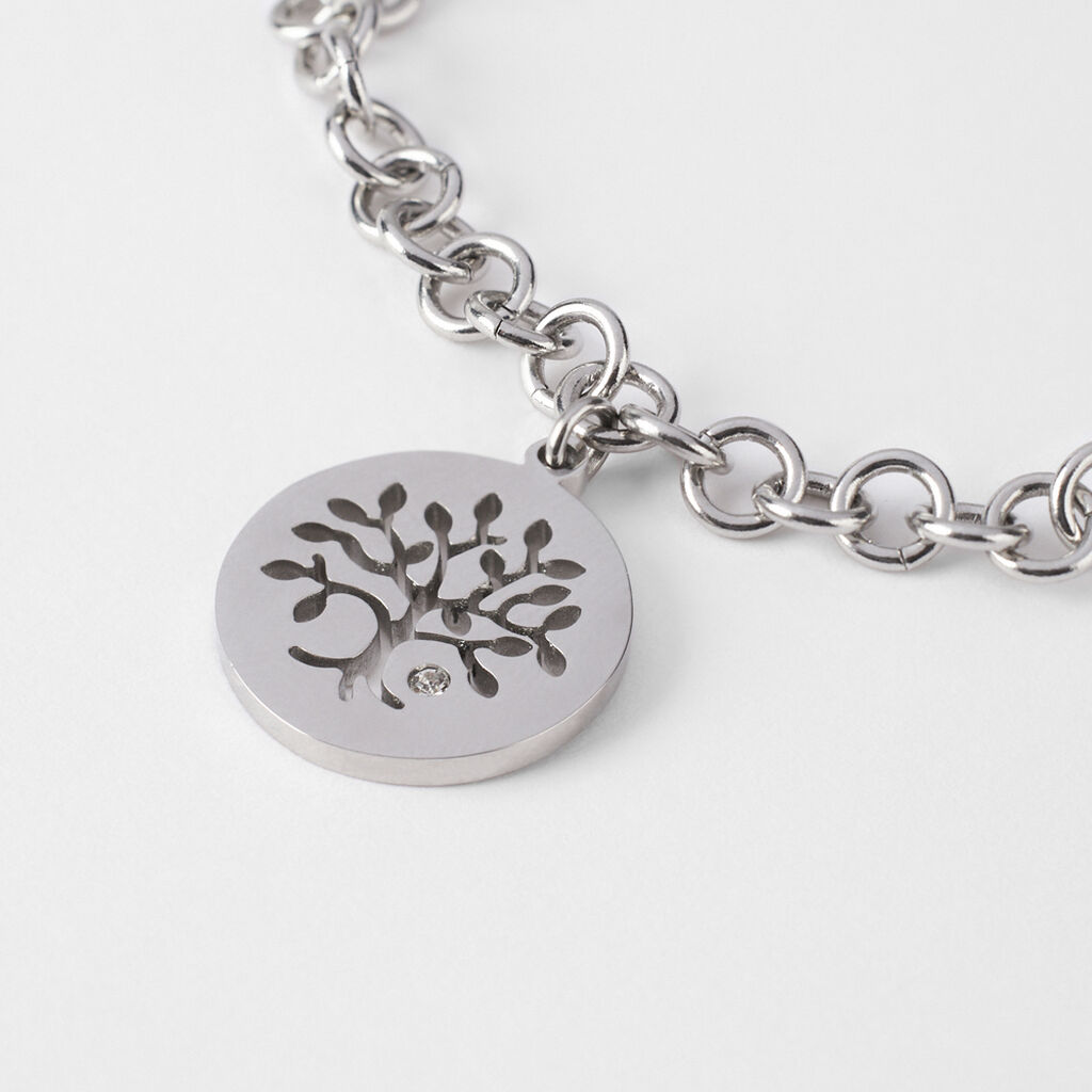 Bracciale Sunrise Acciaio Cristallo